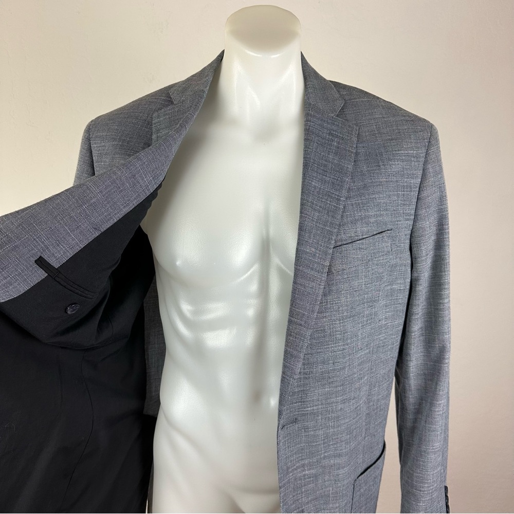 Nordstrom Linen Men’s Gray Blazer